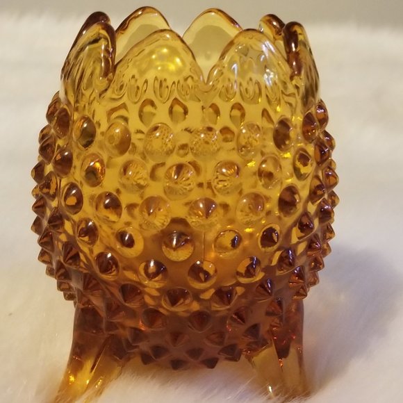 Other - Vintage Fenton Amber Toothpick Holder